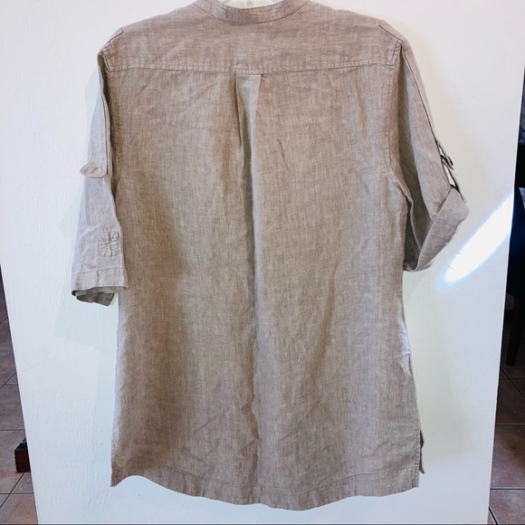 Coldwater Creek linen tunic - Picture 6 of 10